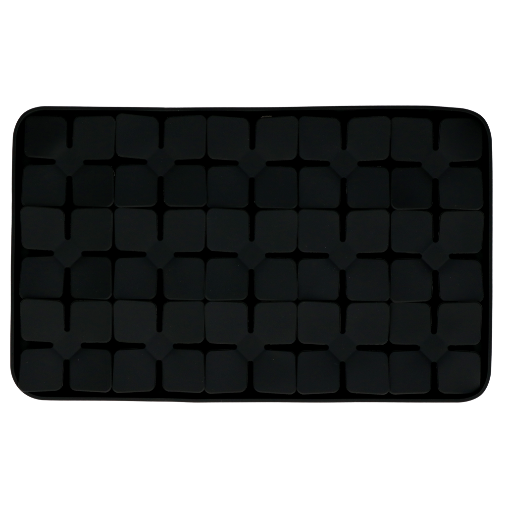 Eat Slow Live Longer Lick Mat Dimensions Flower Grijs
