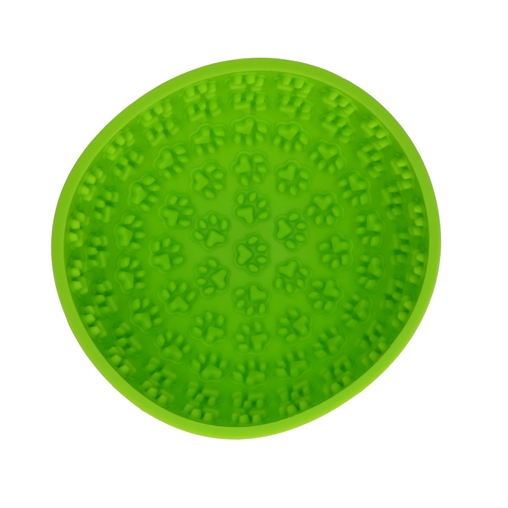 Eat Slow Live Longer Lick Mat Wobble Bowl Groen