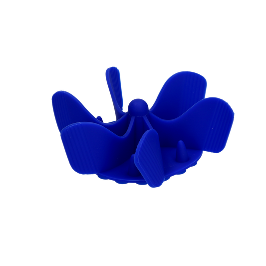 Eat Slow Live Longer Gobble Stopper Blauw M