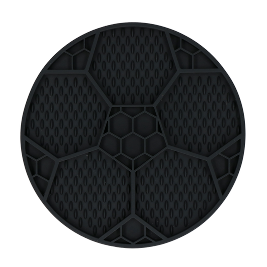 Eat Slow Live Longer Lick Mat Soccer Ball Grijs