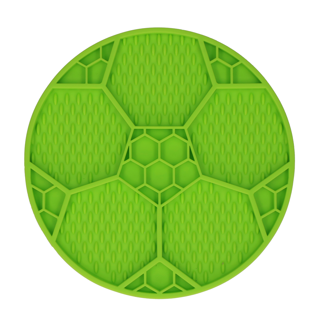 Eat Slow Live Longer Lick Mat Soccer Ball Groen