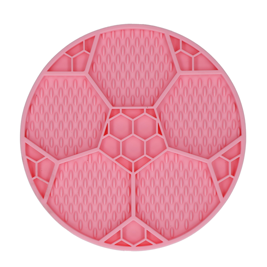 Eat Slow Live Longer Lick Mat Soccer Ball Roze