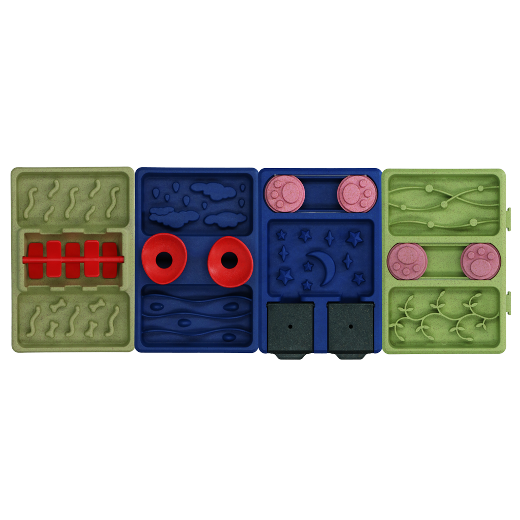 Eat Slow Live Longer Mini Puzzle Lush Jungle