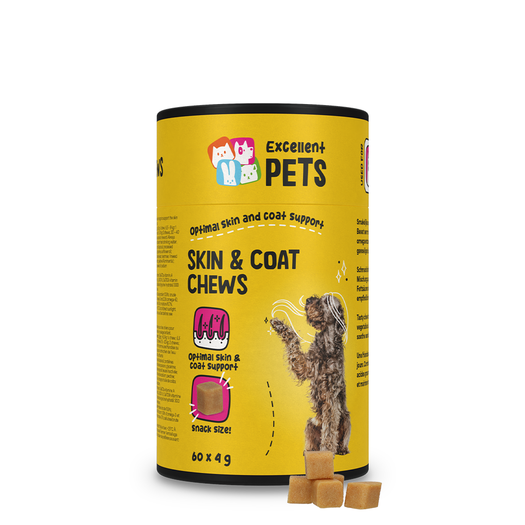 Excellent Pets Skin & Coat Soft Chews 60 Treats