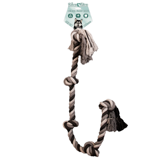 Floss Toss Dental Rope 5 Knot - 145 cm