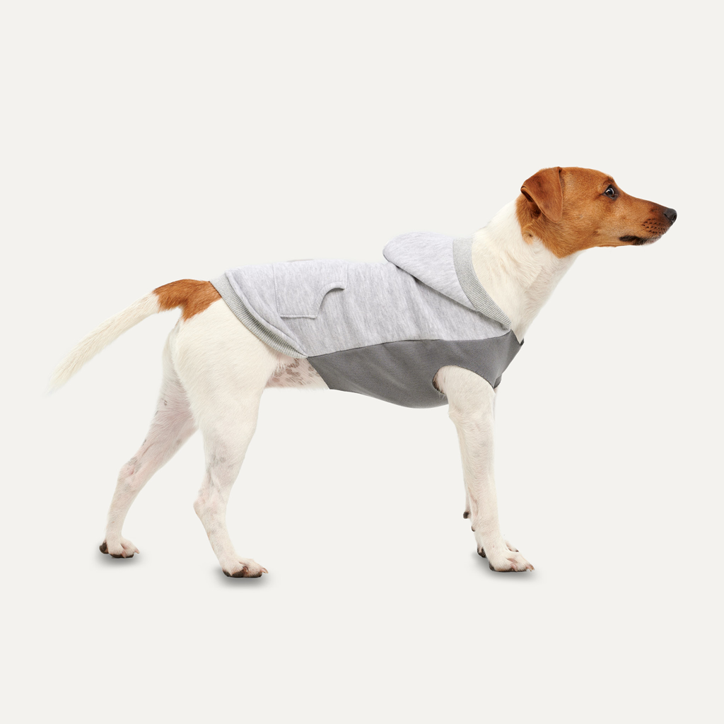 Goo-eez Kangaroo Fleece Hoodie L Grijs