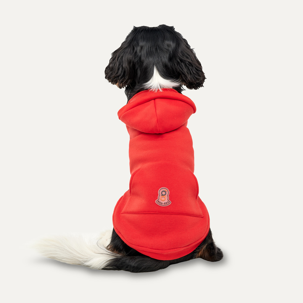 Goo-eez Kangaroo Fleece Hoodie M Rood/Zwart