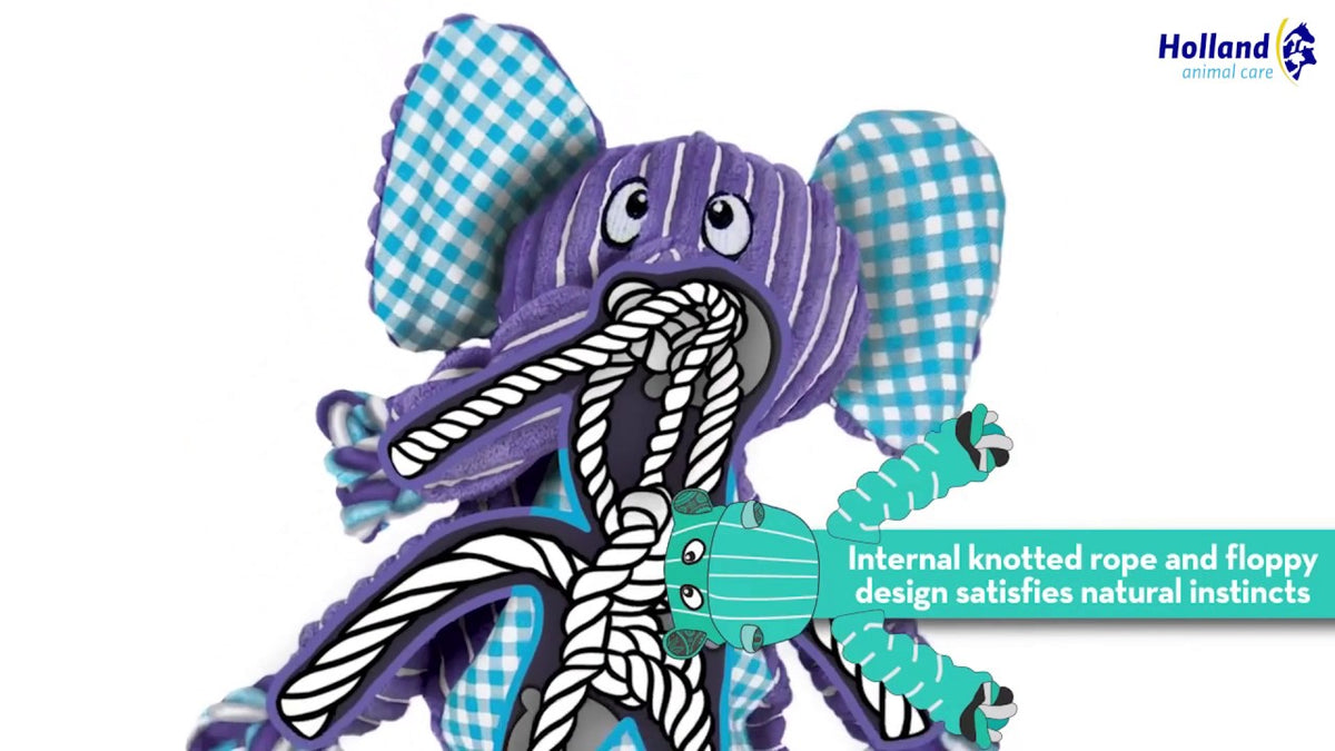 KONG Floppy Knots Konijntje