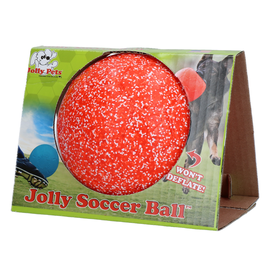 Jolly Soccer Ball Oranje/Wit S (15 cm)
