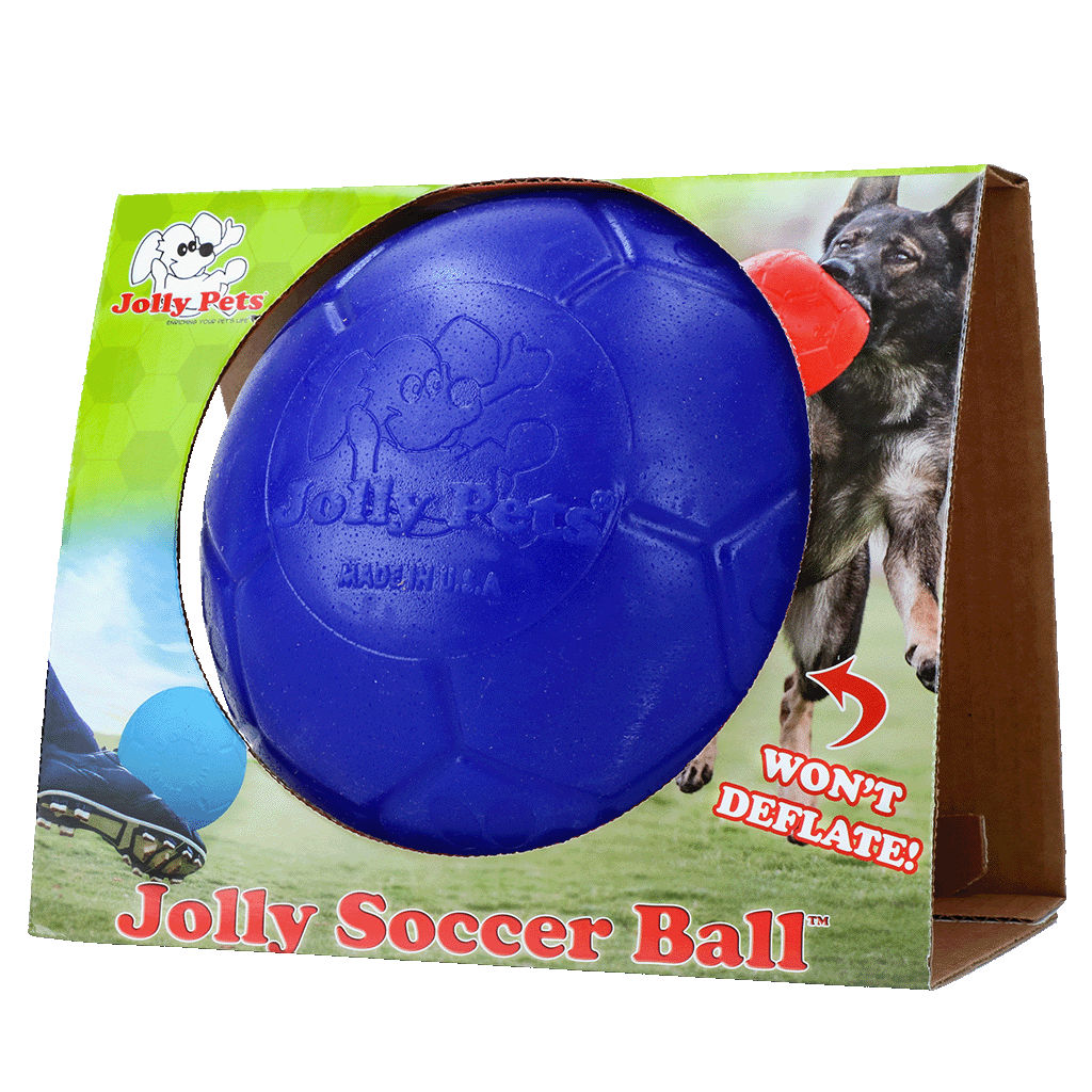 Jolly Soccer Ball Blauw L (20 cm)