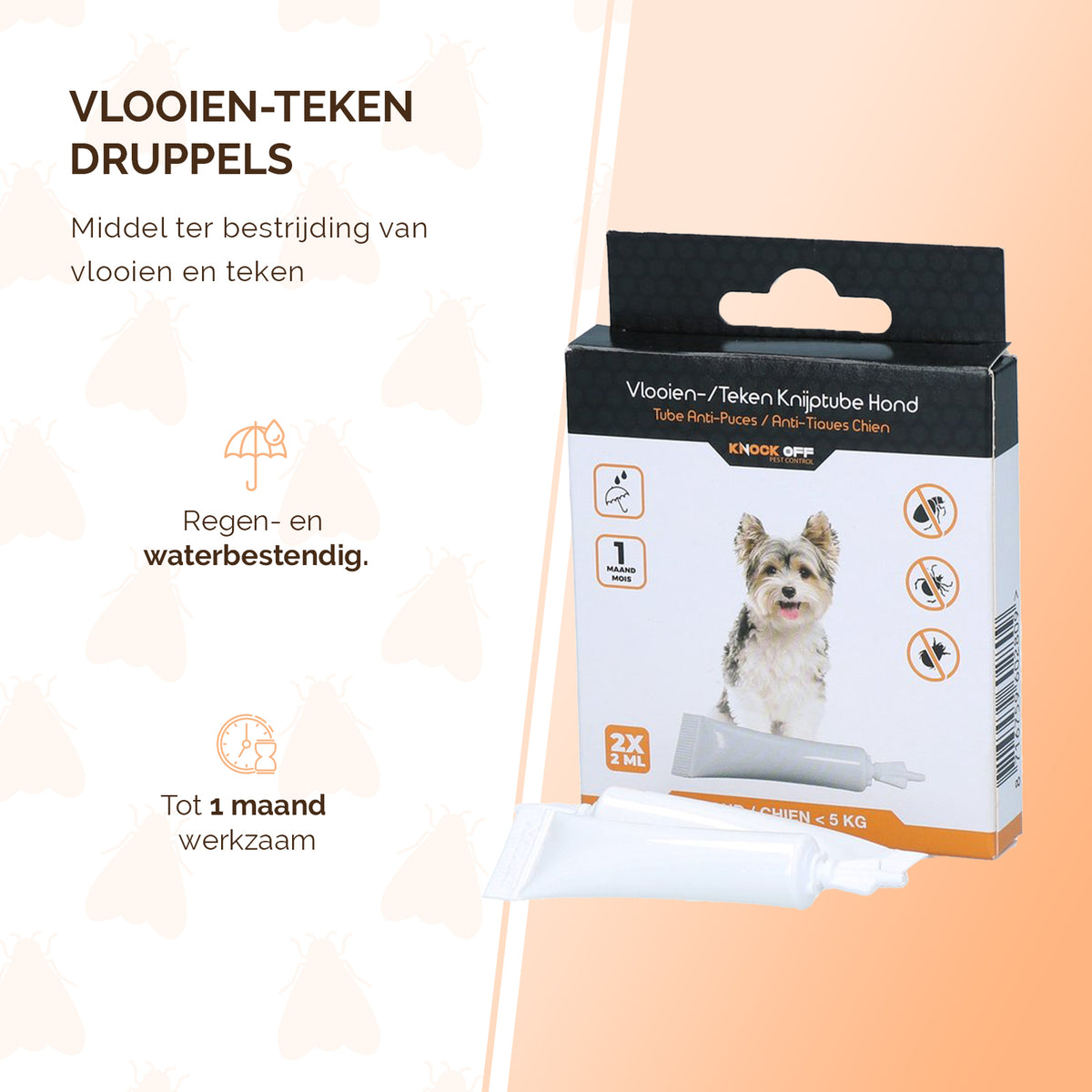 Knock Pest vlooien-tekenpipet Hond <5 kg
