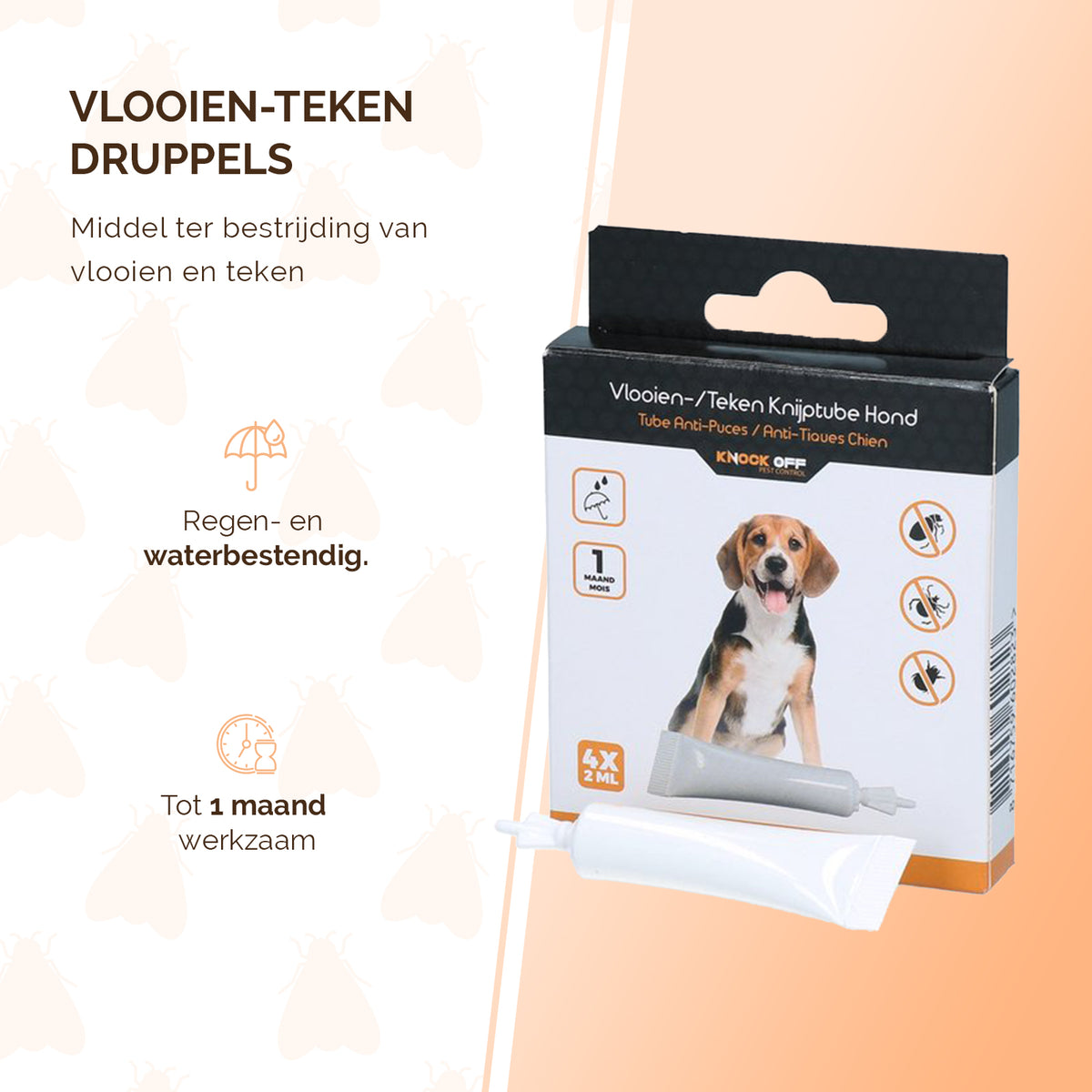 Knock Pest vlooien-tekenpipet Hond ≥ 5 kg