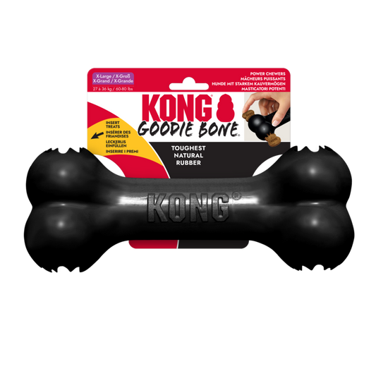 KONG Goodie Bone Zwart XL