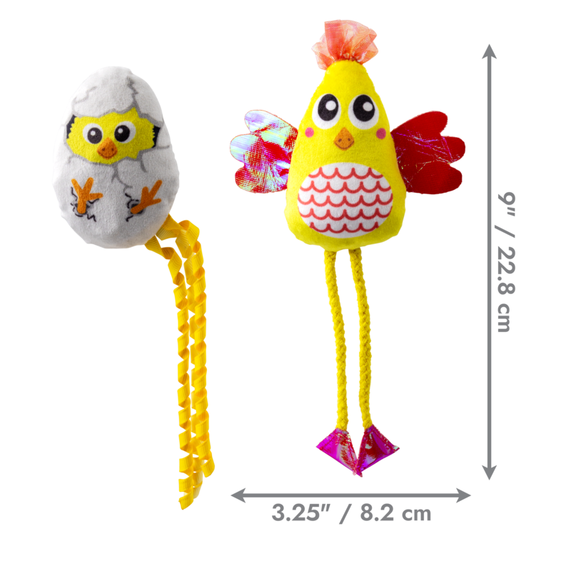 KONG Scrattles Kip 2-pk