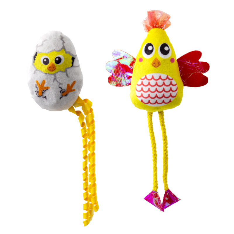 KONG Scrattles Kip 2-pk