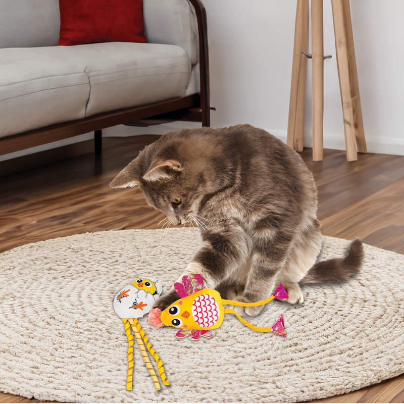 KONG Scrattles Kip 2-pk