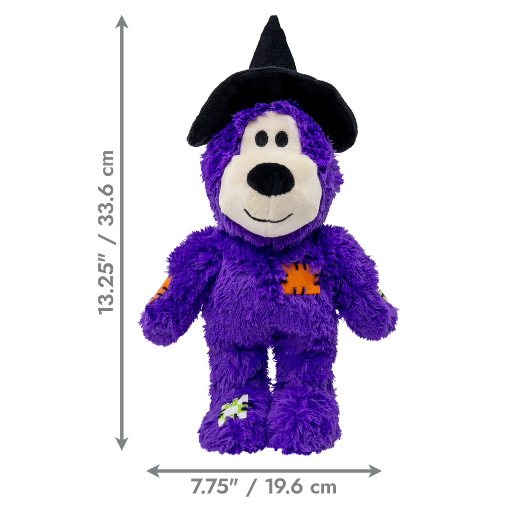 KONG Halloween Wild Knots Witch Bear M/L - Paars