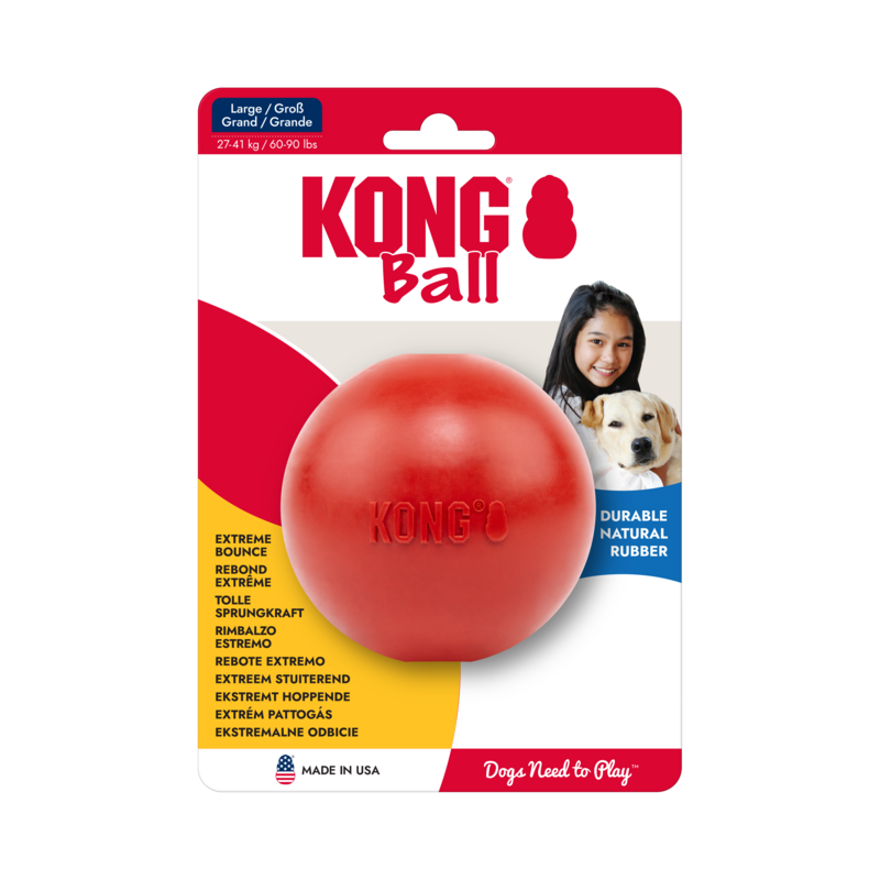 KONG Extreme Ball Met Gat Rood L