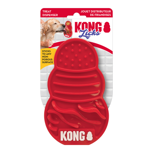 KONG Licks Treat Dispenser Rood L