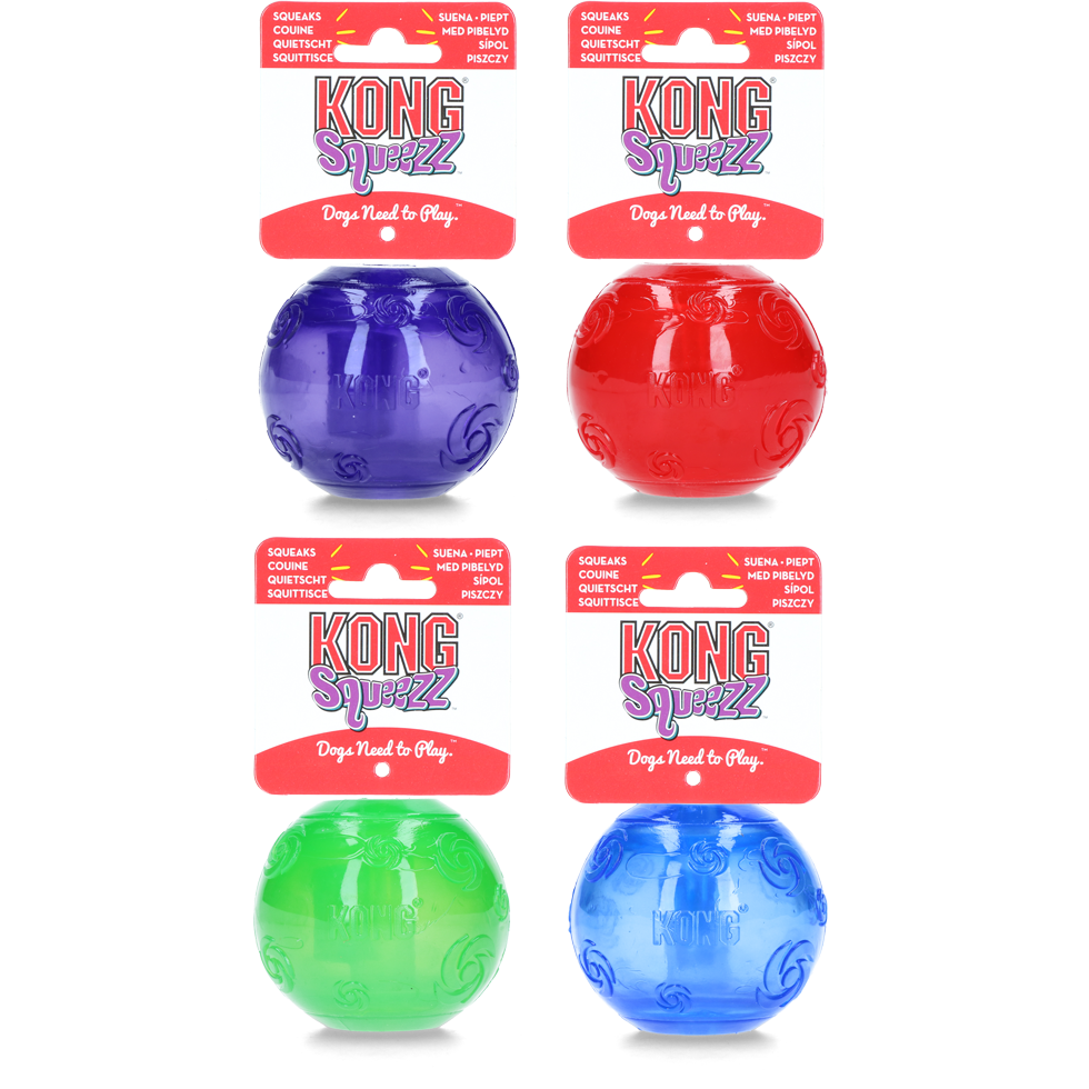 KONG Squeezz® Ball Assorti L