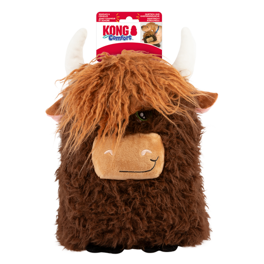 KONG Comfort Jumbo Highland Cow Assorted XL