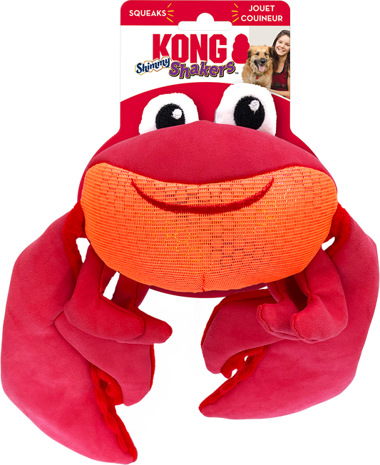 KONG Shakers Shimmy Crab