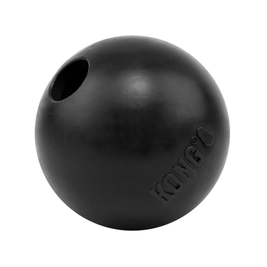 KONG Extreme Ball Met Gat Zwart L
