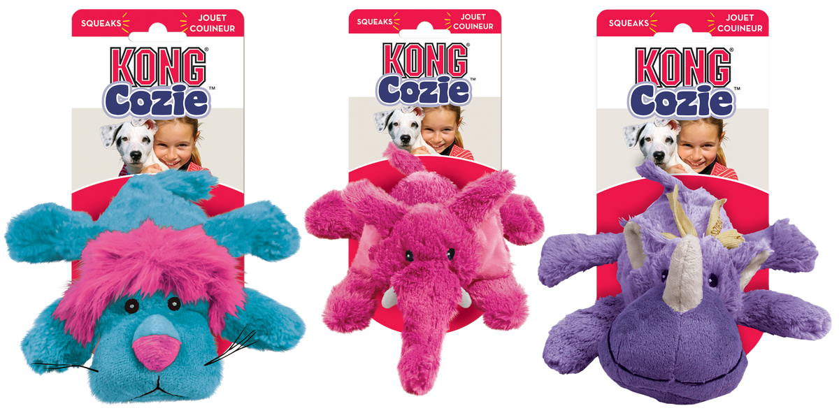 KONG Cozie Assorted Brights M