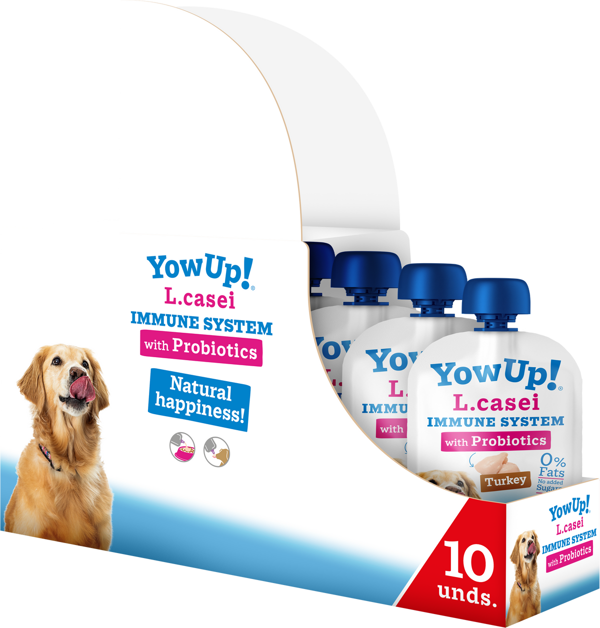 YowUp! L. Casei Immune System Turkey Hond