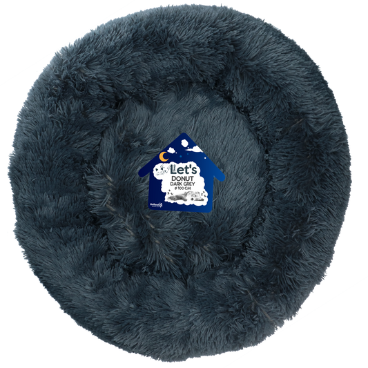 Let's Sleep Donut Donkergrijs XXL