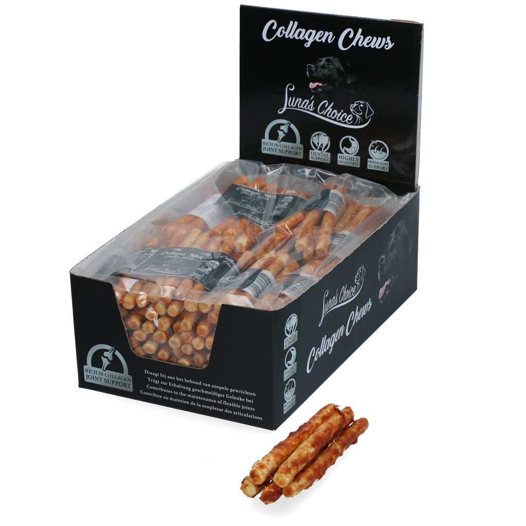 Luna's Choice Collagen Chews Stick Zalm S