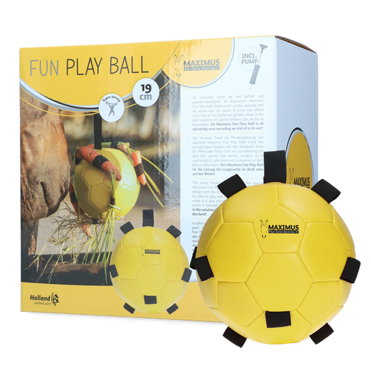 Excellent Horse Fun Play Ball Geel