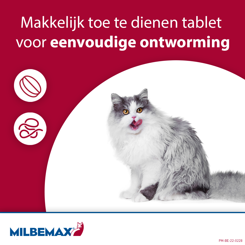 Milbemax Tabletten Kat Groot >2kg 4 tabl.