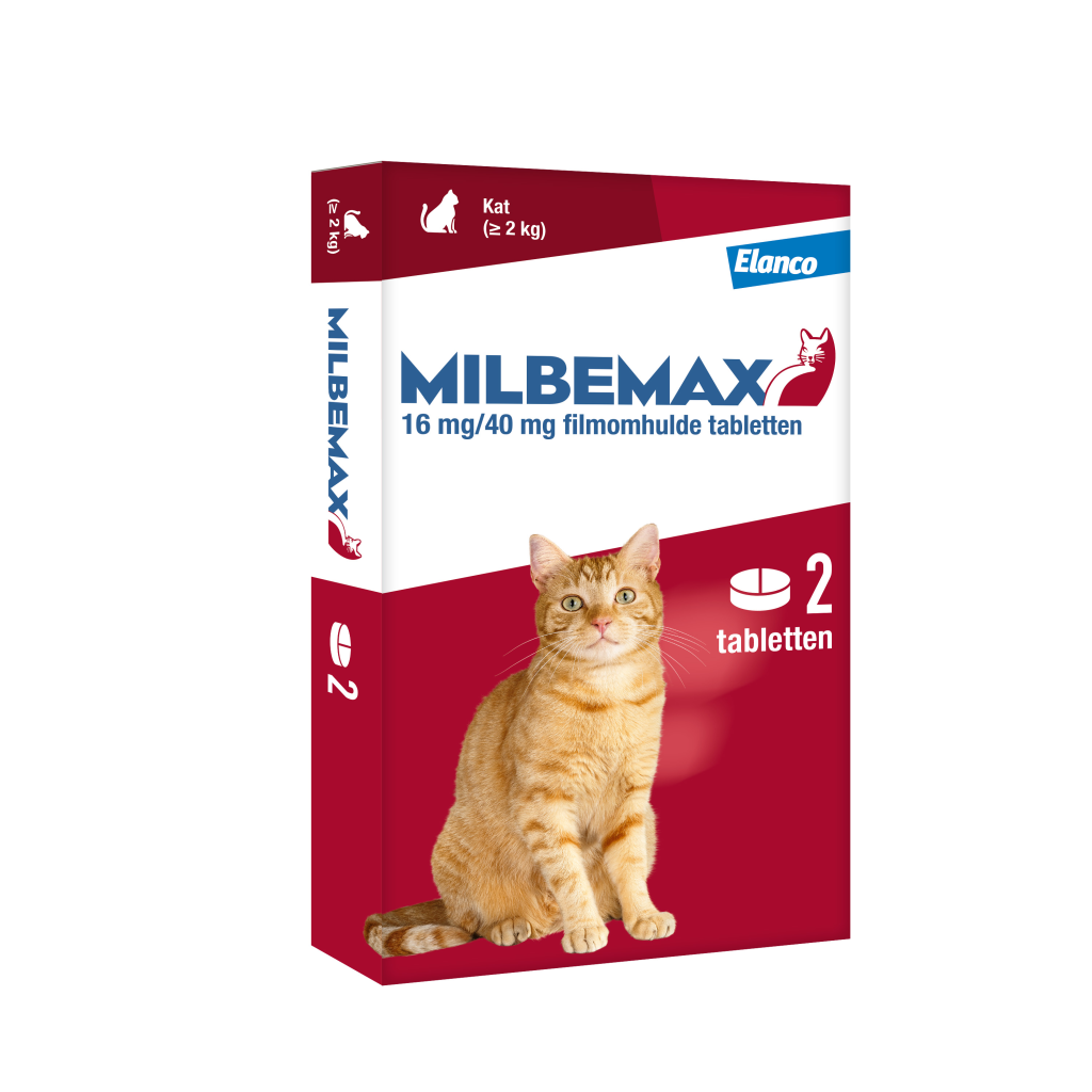 Milbemax Tabletten Kat Groot >2kg 2 tabl.