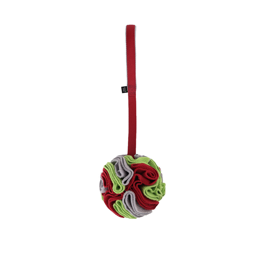 Minus One Fleece Dog Tug Toy Ball