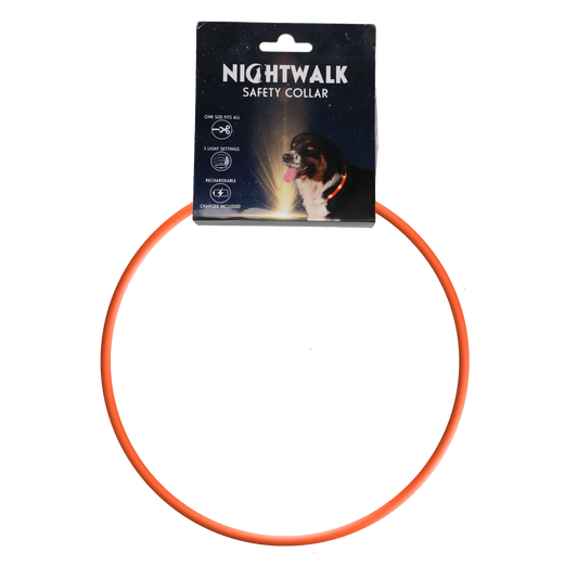 Nightwalk Safety Collar Oranje