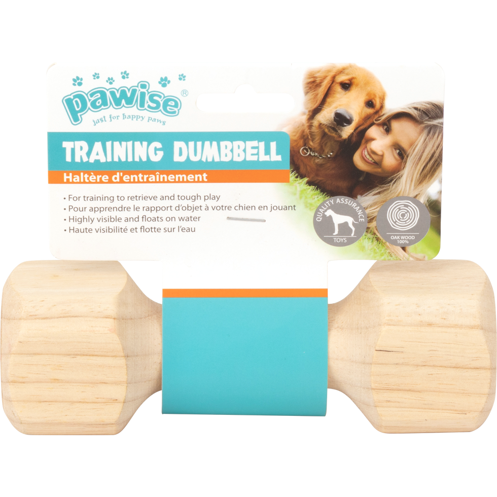 Pawise Wooden retrieving dumbbell S