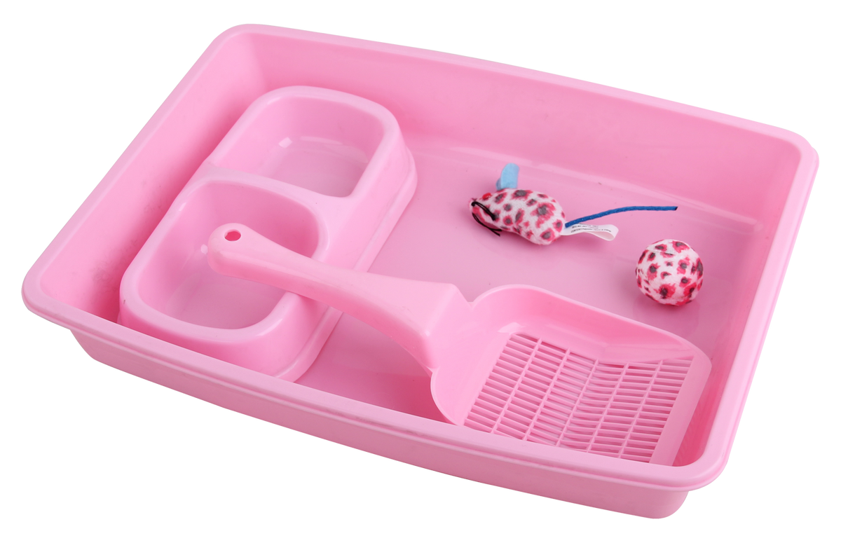 Pawise Kitten Starter Set Roze