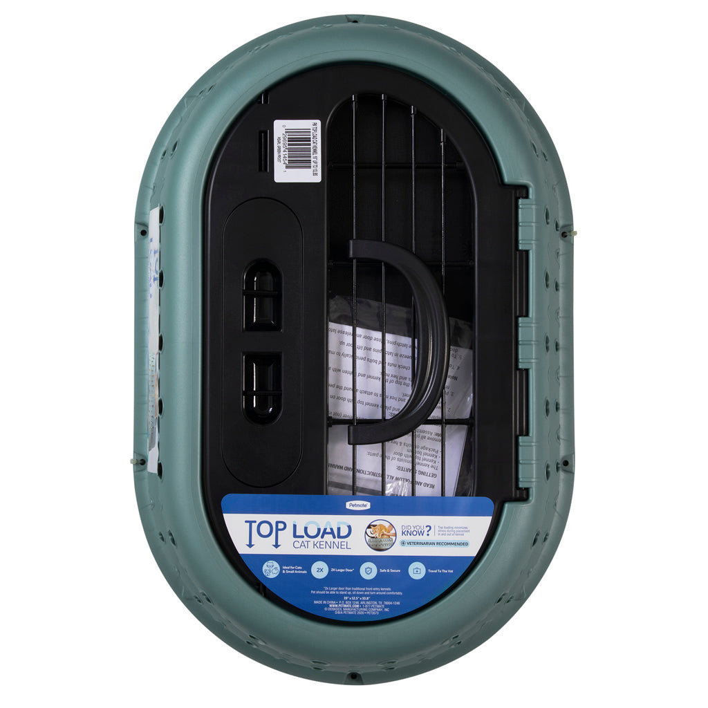 Petmate Top Load Cat Kennel Groen