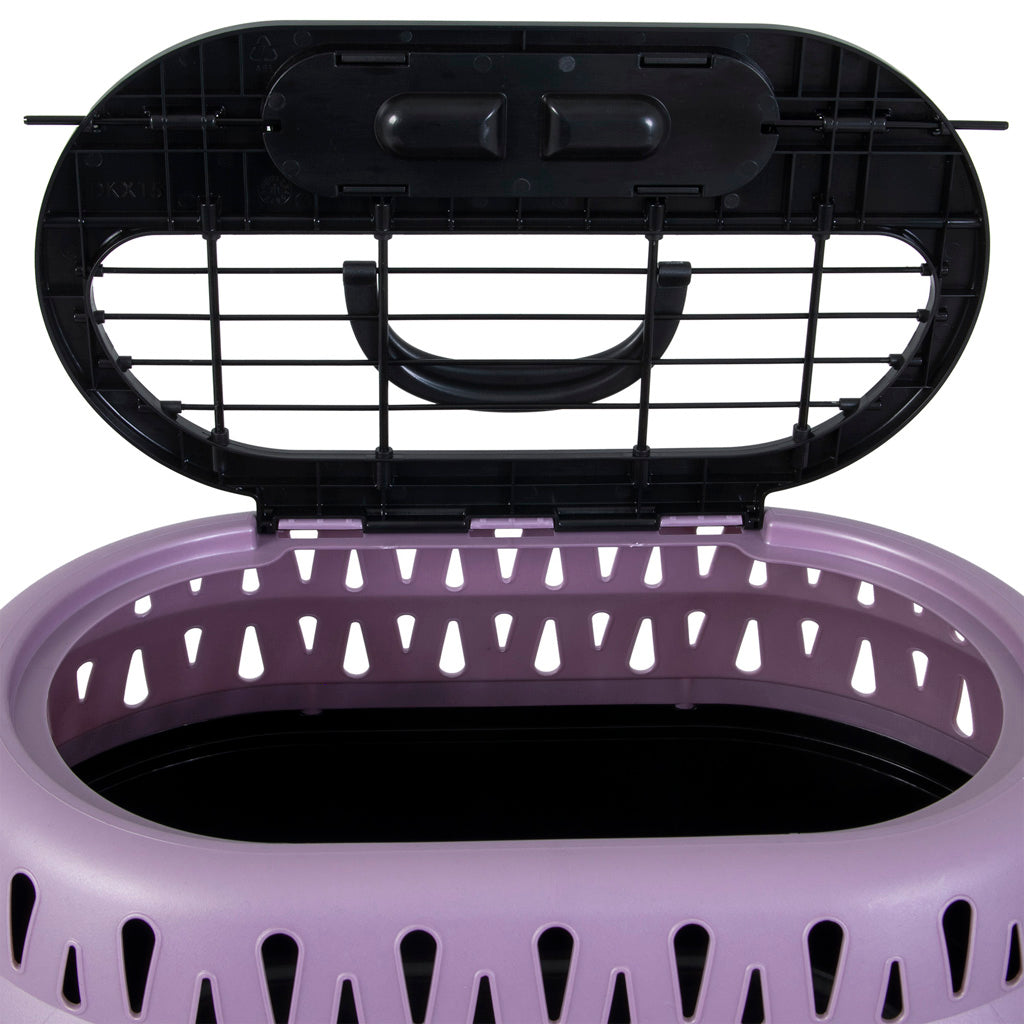 Petmate Top Load Cat Kennel Paars