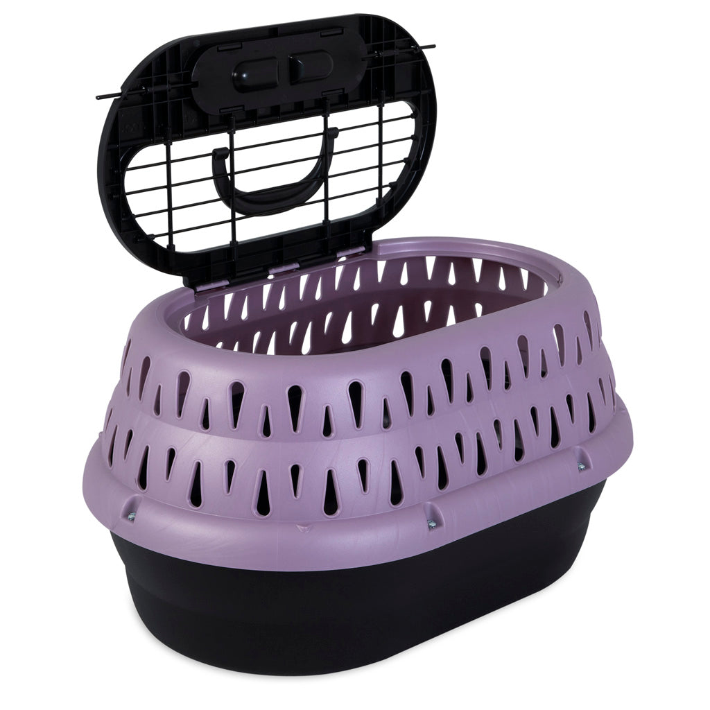 Petmate Top Load Cat Kennel Paars
