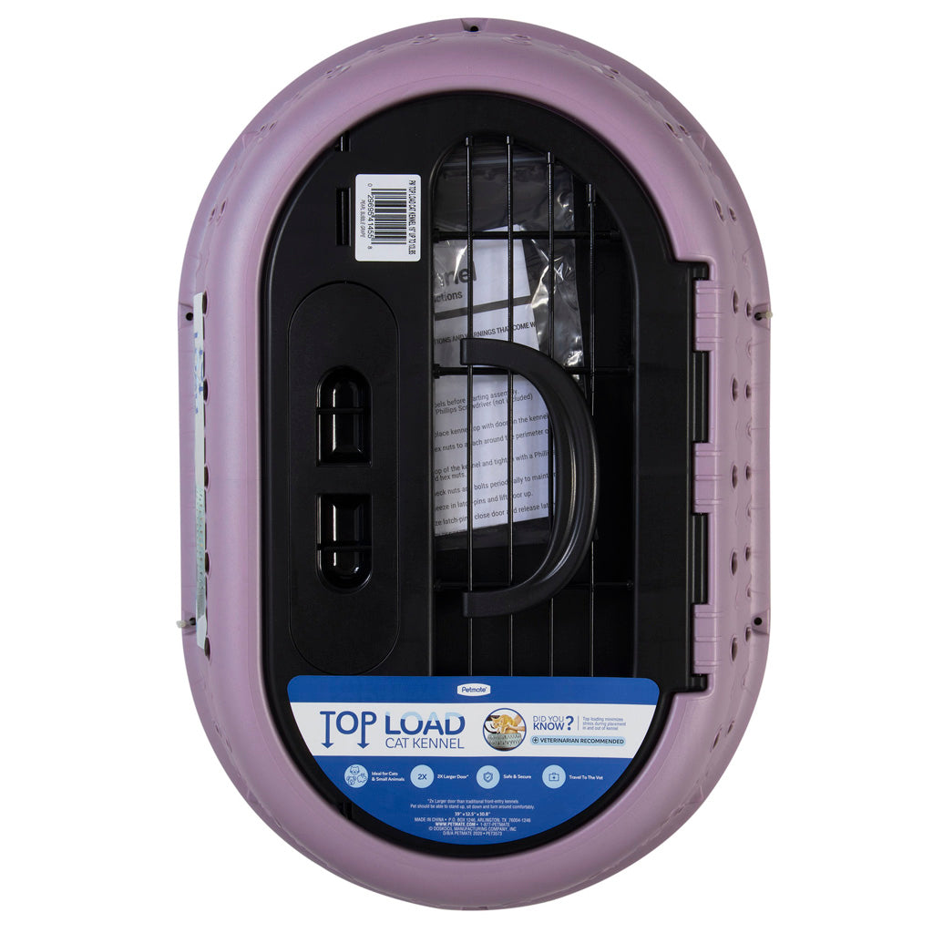 Petmate Top Load Cat Kennel Paars