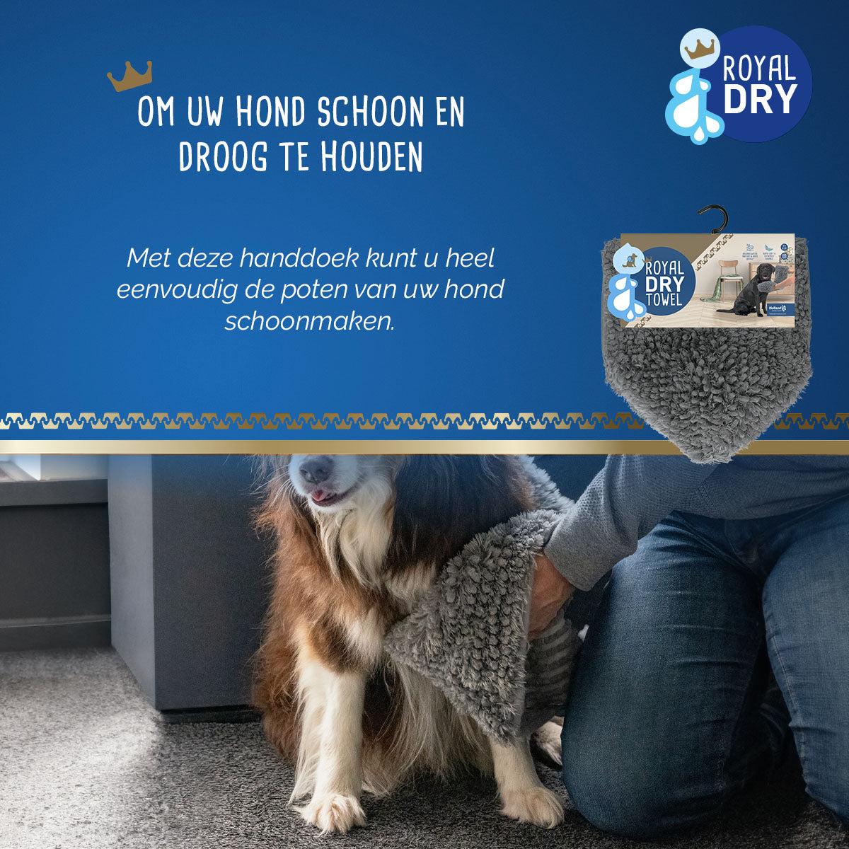 Royal Dry Handdoek Voor Honden