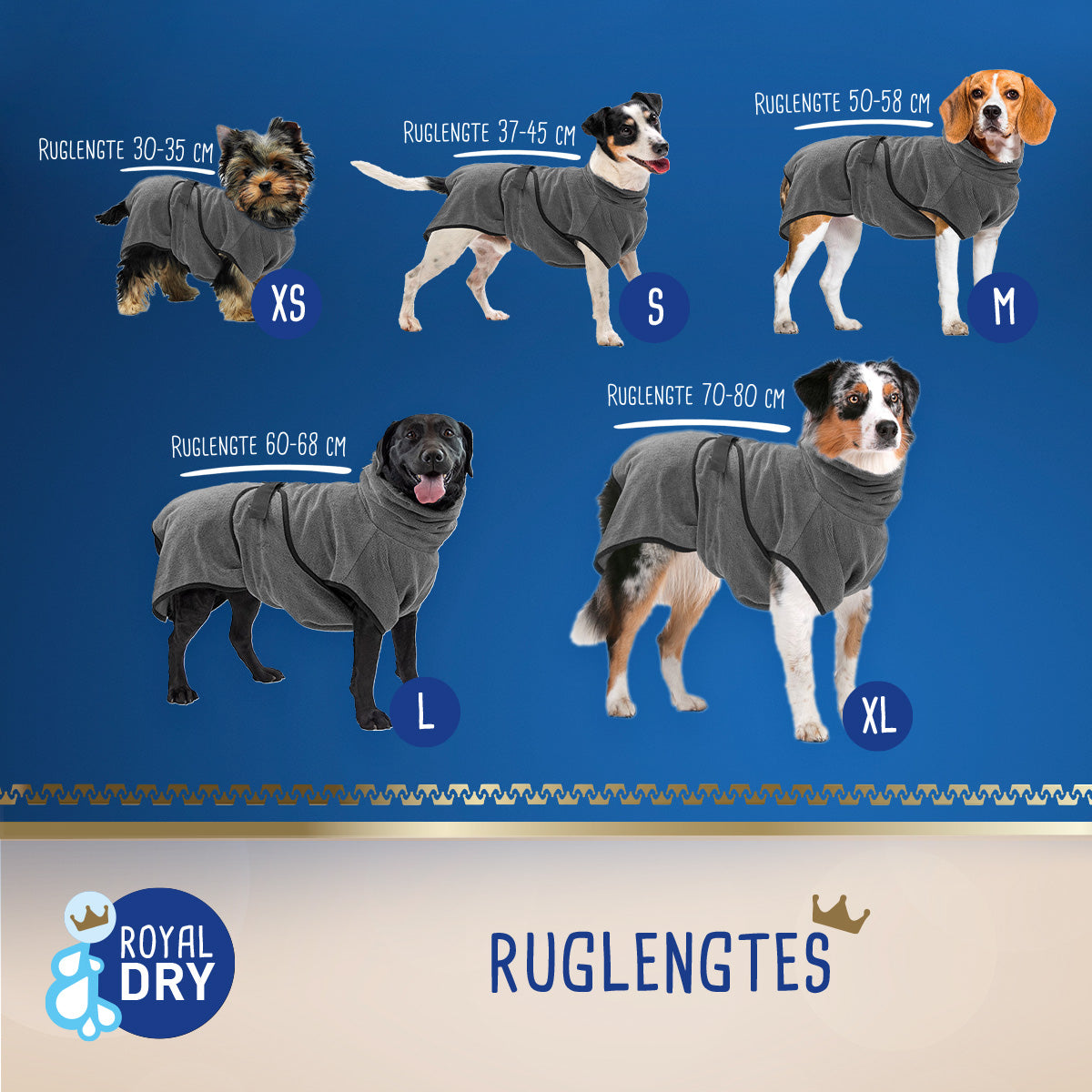Royal Dry Doggy Bag Droogzak XS