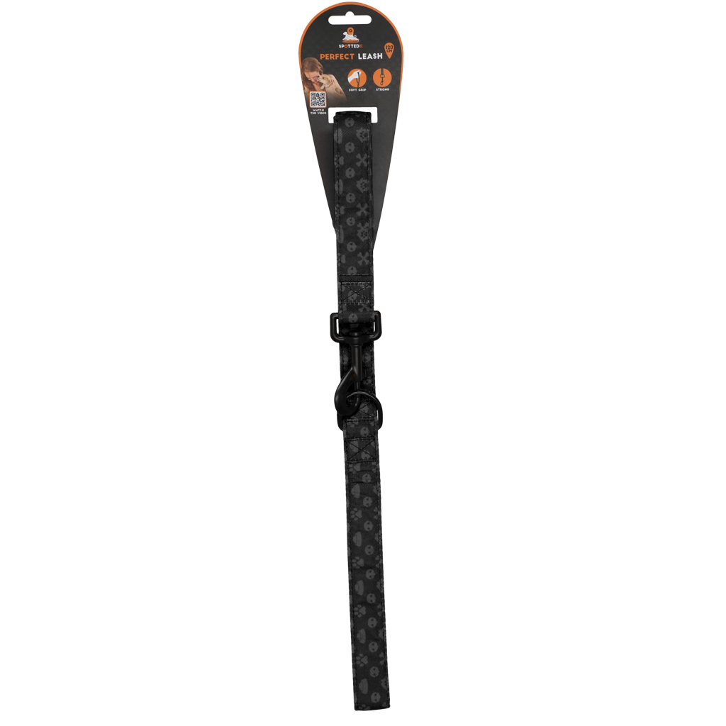 Spotted! Pro Perfect Leash 120 cm Donker Grijs