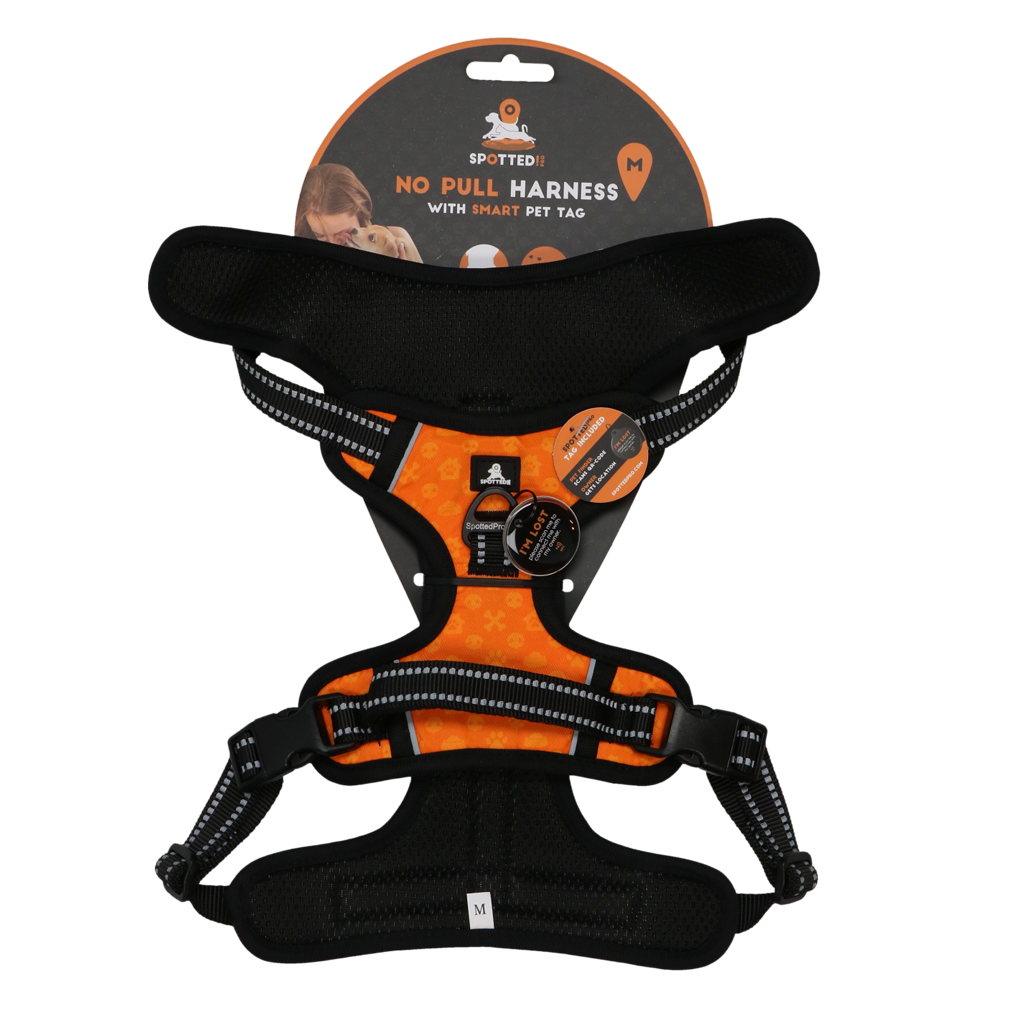 Spotted! Pro No Pull Harnas Oranje M