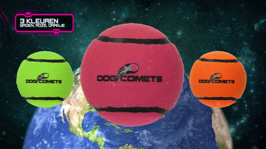 Dog Comets Tennisbal Met Pieper Neutron Star M Oranje