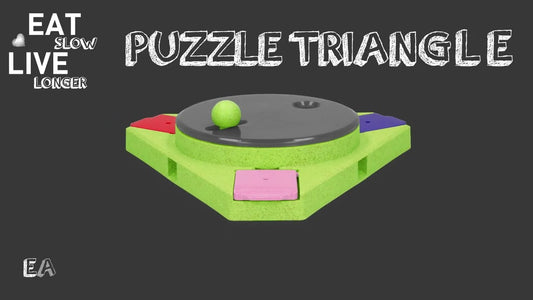 Eat Slow Live Longer Puzzle Triangle