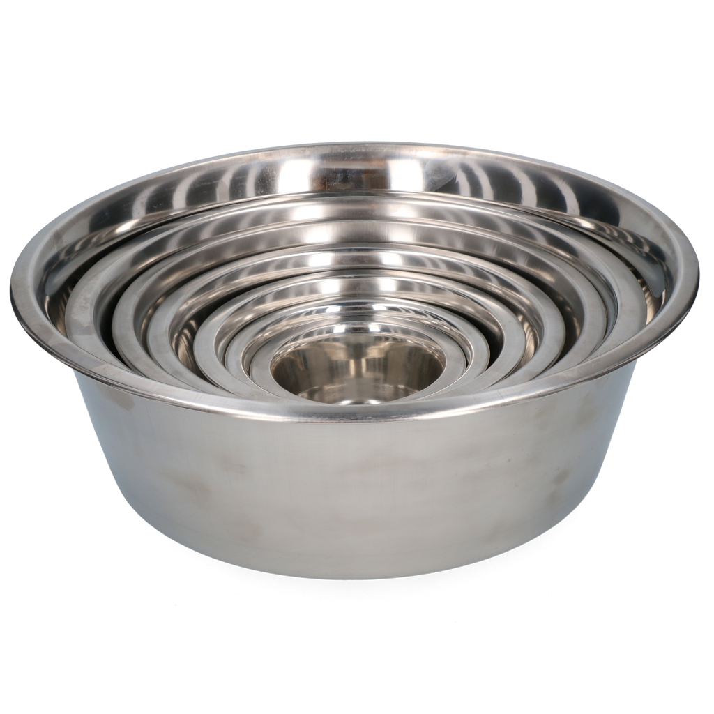 Voer- & Drinkbak RVS Ø 34 cm