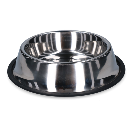 Antislip Voer- & Drinkbak RVS 300 ml Ø 15 cm